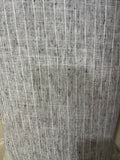 Striped slub linen