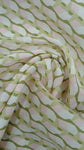 Olive and Pink cotton chiffon