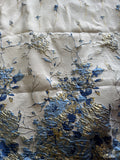Floral border brocade