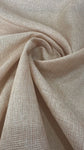 Two tone metallic woven linen