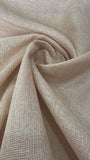 Two tone metallic woven linen