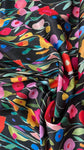 Multicolored tulip Italian silk