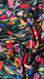 Multicolored tulip Italian silk