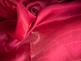 Silky metallic organdy