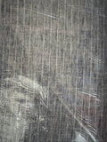 Striped slub linen