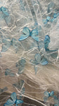 3D shimmer butterfly tulle