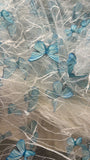 3D shimmer butterfly tulle