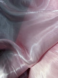 Silky metallic organdy