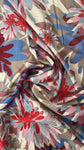 Splash crinkle satin