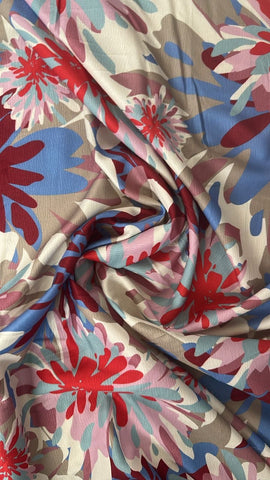 Splash crinkle satin