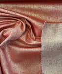 Two tone particles metallic brocade