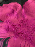 Big floral organza brocade