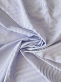 Small striped poly cotton