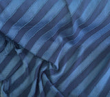 Striped burnout tassel rayon