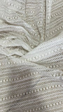 Striped crochet lace