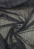 Striped crochet lace