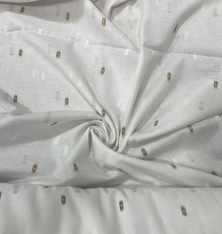 Embroidered butta linen