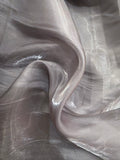 Silky metallic organdy