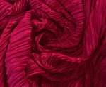 Pleated pleated satin
