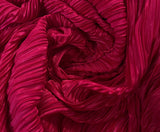 Pleated pleated satin