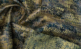 Two tone aligator brocade
