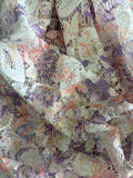 Due floral guipere lace