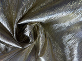crinkle metallic organza