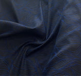 Wavy metallic brocade (2colours)