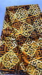 Diamond tie and dye African print cotton