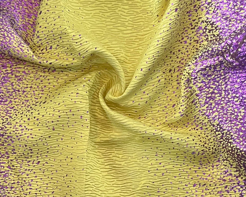 Two tone dot metallic brocade