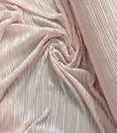 Pleated pleated satin