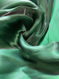 Liquid shimmer organza brocade