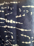 5 print blue and white skeleton design