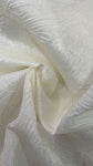 Thick crinkle lined organza