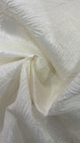 Thick crinkle lined organza