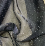 Crinkle stone organza