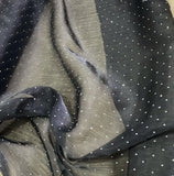 Crinkle stone organza