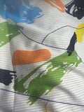 Paint abstract silky suede