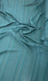 Crinkle striped chiffon