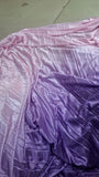 Big ombre pleated silk