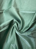 Crinkle metallic silky crepe