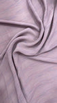 Mauve striped crinkle chiffon