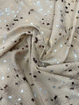 Tiny square metallic crepe chiffon