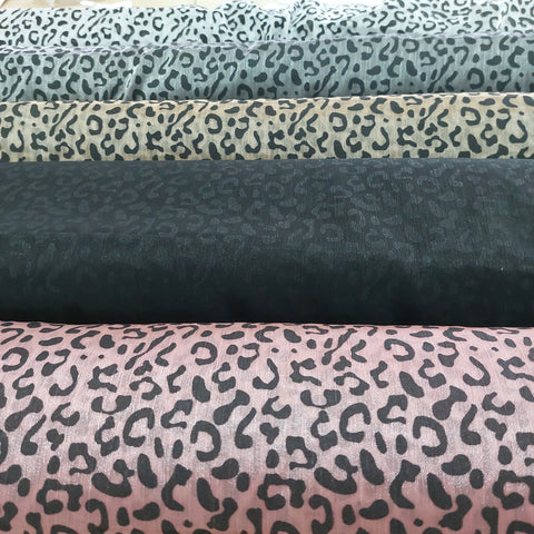 Velvet shimmer leopard