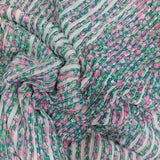 Little floral pleated chiffon
