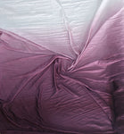 Silky pleated ombre