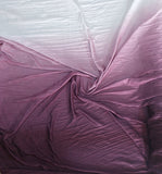 Silky pleated ombre