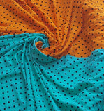 2 tone polka Rayon