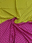 2 tone polka Rayon