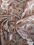 Leafy metallic luxe brocade